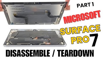 Hoe de Microsoft Surface Pro 7 te demonteren / Demonteren en afbreken, deel 1
