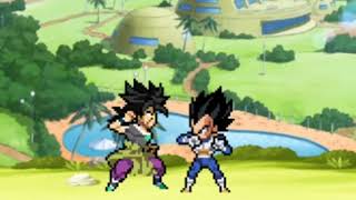 Vegeta vs broly (DBS) sprite animation pivot