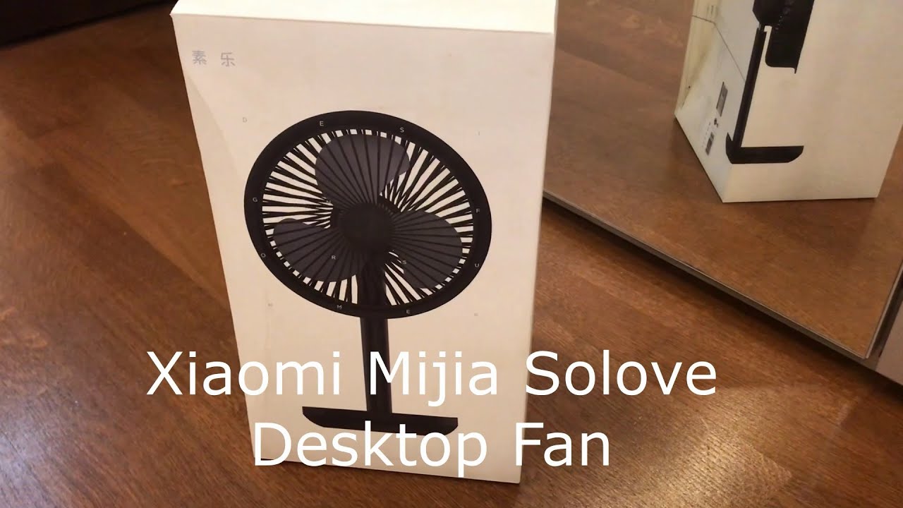 Xiaomi Solove Desktop Fan Black