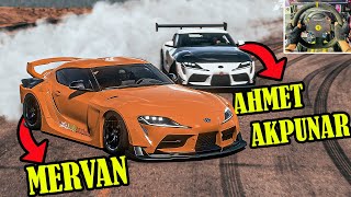 YOUTUBER MODİFİYE KAPIŞMALARI - EN İYİ SUPRA MODİFİYE EDEN KAZANIR - Forza Horizon 5 @AhmetAkpunar