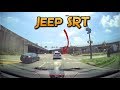 JEEP SRT tries to outrun a TRACKHAWK.