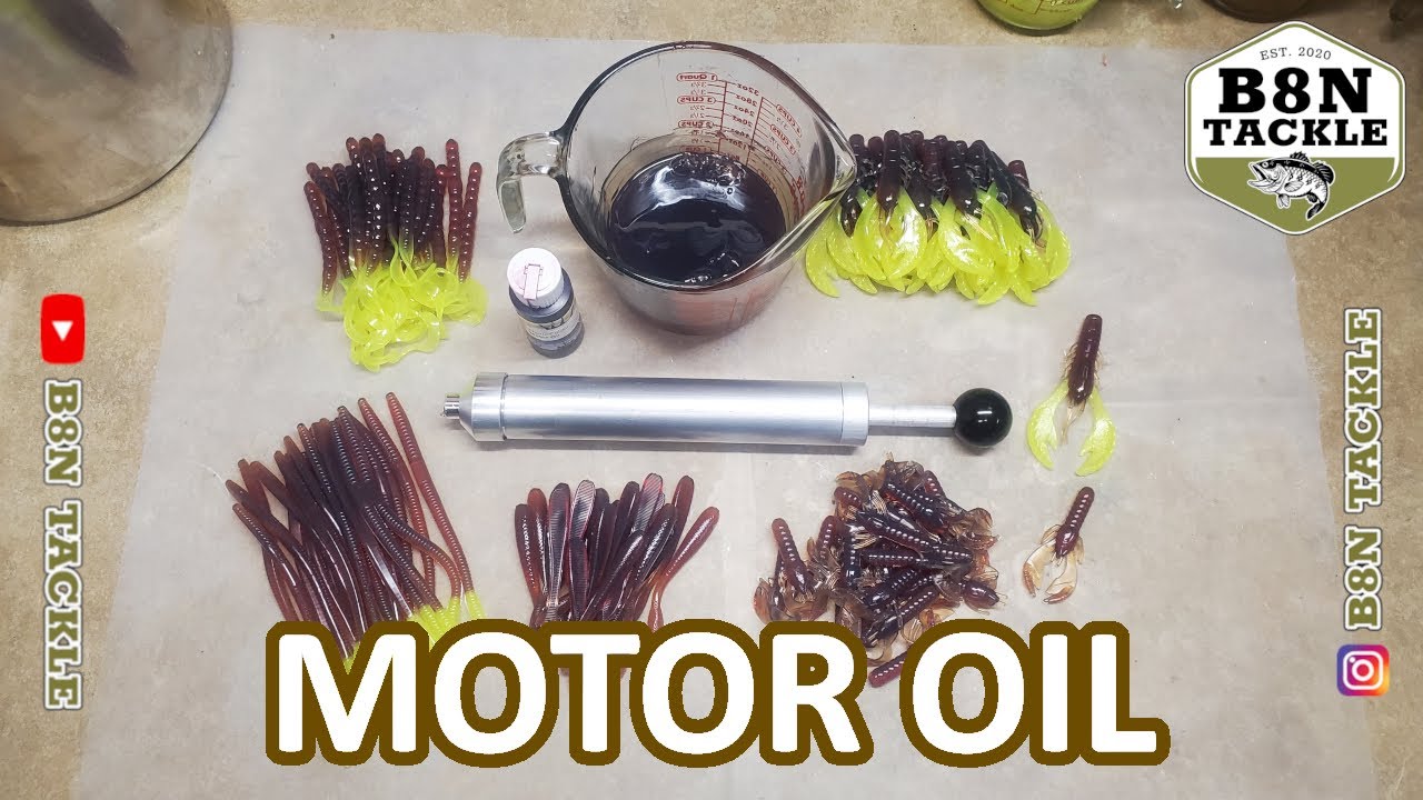 Motor Oil Baits! (First Time Using) 