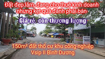 Cần bán lô đất mặt tiền kinh doanh buôn bán trong khu công nghiệp Vsip II Bình Dương, giá rẻ đầu tư