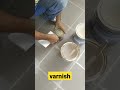 How to mix varnish paint | varnish