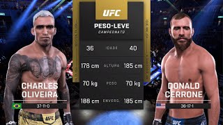 Charles Oliveira vs Donald Cerrone - Luta Completa | UFC 5