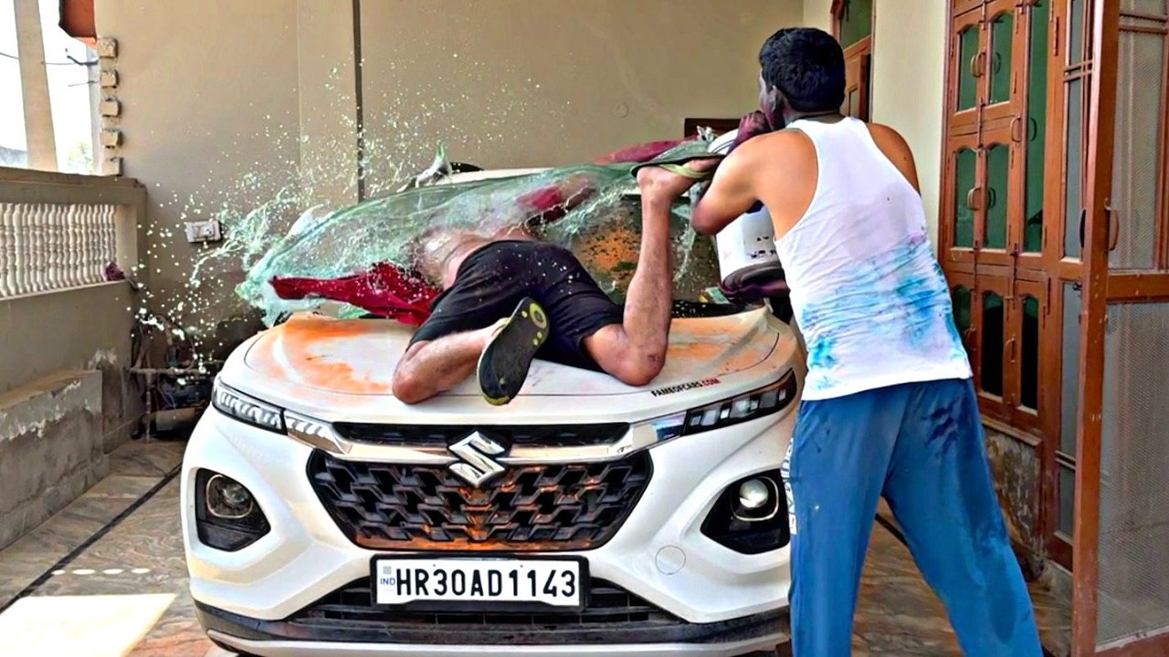 Holi के चक्कर में गाड़ियाँ ही तोड़ दी 💔🤦🏻‍♂️ Indri गाँव की खतरनाक होली 👊