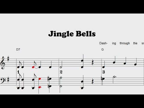 Jingle Bells - Christmas - Piano sheet music | PDF download - YouTube