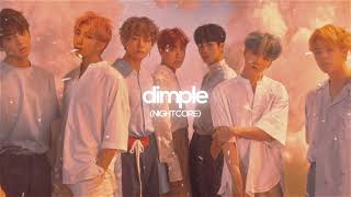 dimple - bts (sped up/nightcore)