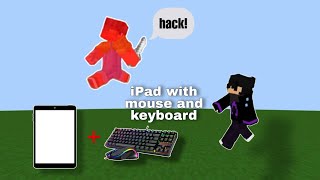 Playing Hive Skywar With Mouse And Keyboard In Ipad (Minecraft)