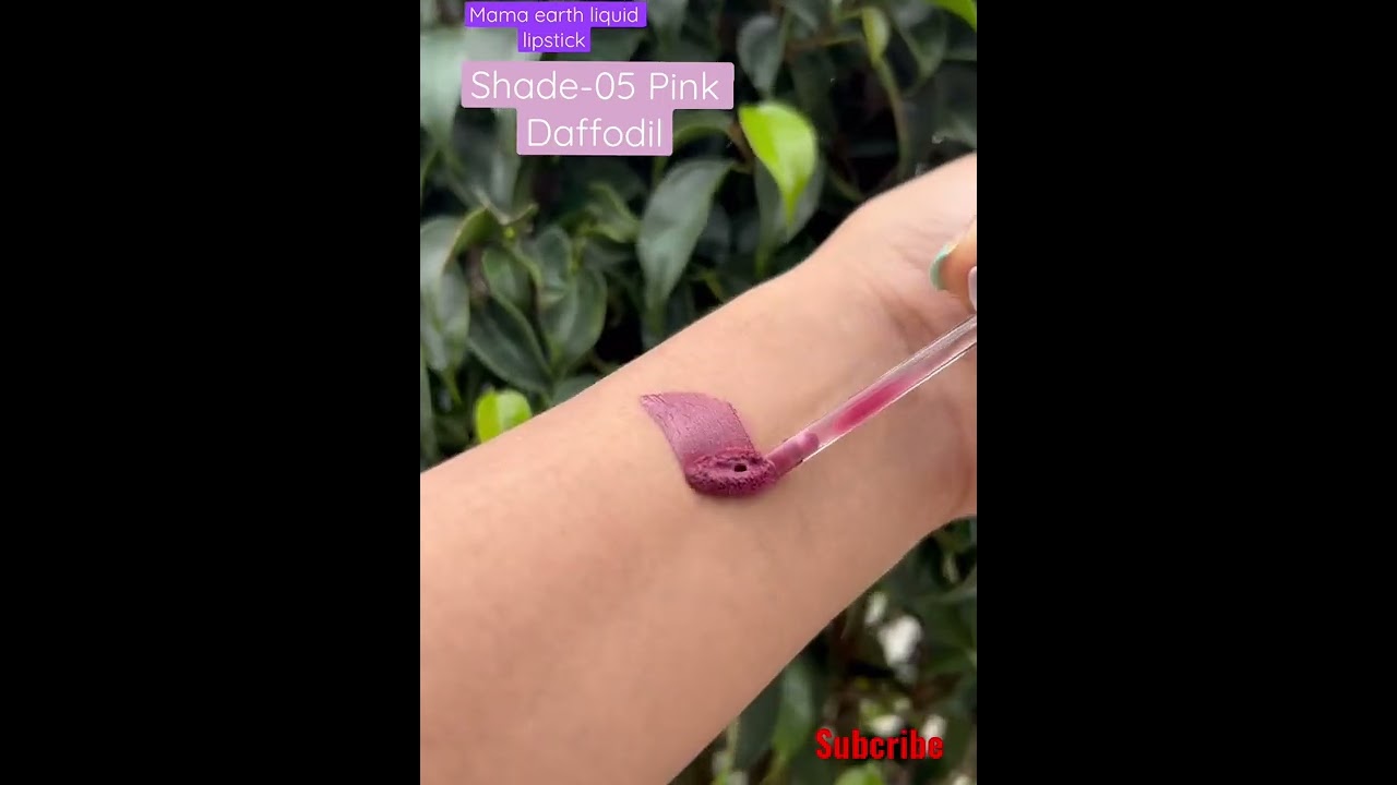 Mama earth lipstick swatch 