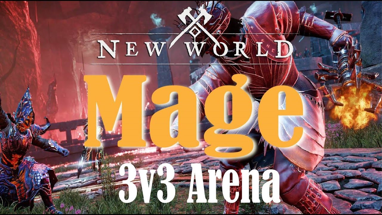 New World Mage Arena 3v3's Mage (Fire Staff & Ice Gauntlet) YouTube