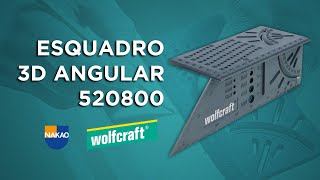 Esquadro 3D Angular - 520800 - Wolfcraft