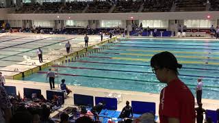 わかやまオープン水泳競技大会2019 200Ba 予選 5組4コース藤田紘希 6コース塩川裕也 7コース三坂一真