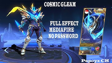SCRIPT SKIN GUSSION LEGENDS | COSMIC GLEAM | FULL EFFECT |