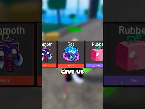 surprising a random noob with the best grinding fruit in blox fruits #bloxfruit #bloxfruits