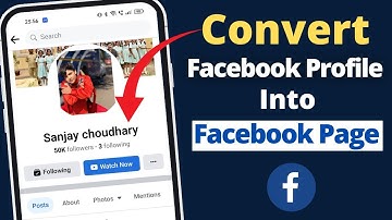 Facebook profile ko Page me kaise convert kare | How to convert Facebook profile to page | 2022