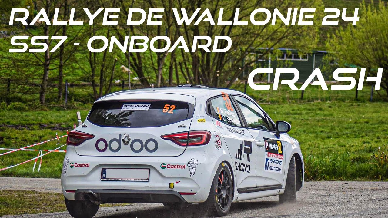 Rallye de Wallonie 2024 - SS7 Crupet 2 - Crash