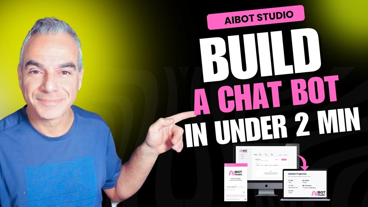 Watch me build a full-AI Chatbot in under 2 minutes using AIBot Studio ...