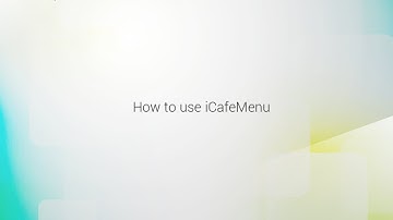 How to Use iCafeMenu