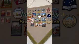 How to: DIY National Parks souvenir patch display #tutorial #banner