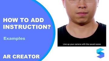 HOW TO ADD INSTRUCTION ON SPARK AR?