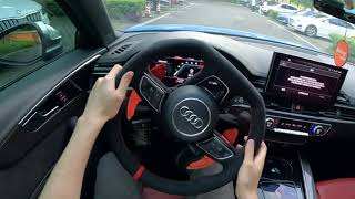 Match Highlights Audi S4 Paddle shifter and steering wheel cover experience