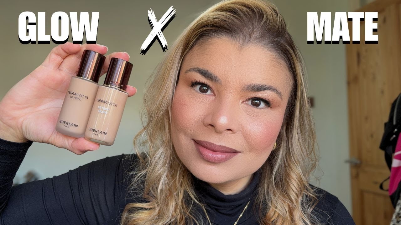 USEI POR 6+ HORAS E COMPAREI AS BASES GUERLAIN TERRACOTA GLOW E MATE LUMINOSA | QUAL A MELHOR?