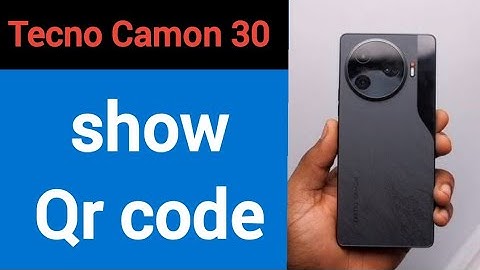 Tecno Camon 30 me Qr code kaise nikale, how to show Qr code