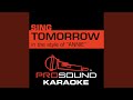 Tomorrow In The Style Of Annie Karaoke Instrumental Version mp3