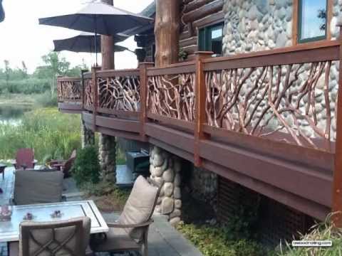 Best Log Home Railing You Best Log Home Railing