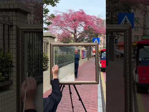 He Turned a Street Art Into Mystery... And Everything Changed! (_@huangyaopainter)