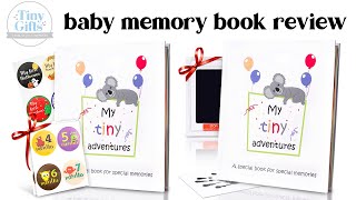 Baby Memory Book by Tiny Gifts | Mama Mittens Product Review