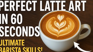 Perfect Latte Art in 60 Seconds ☕ | Ultimate Barista Skills!”