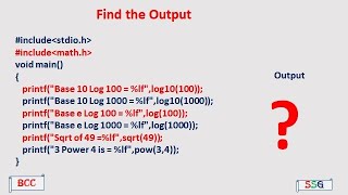C Built-in Function | gets | math.h | Programs | CS3251 - Programming in C | Tamil | 32