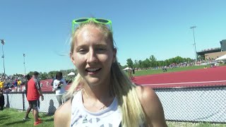 Addy Wiley full interview at NAIA Outdoor Track National Championship meet on 5/26/23