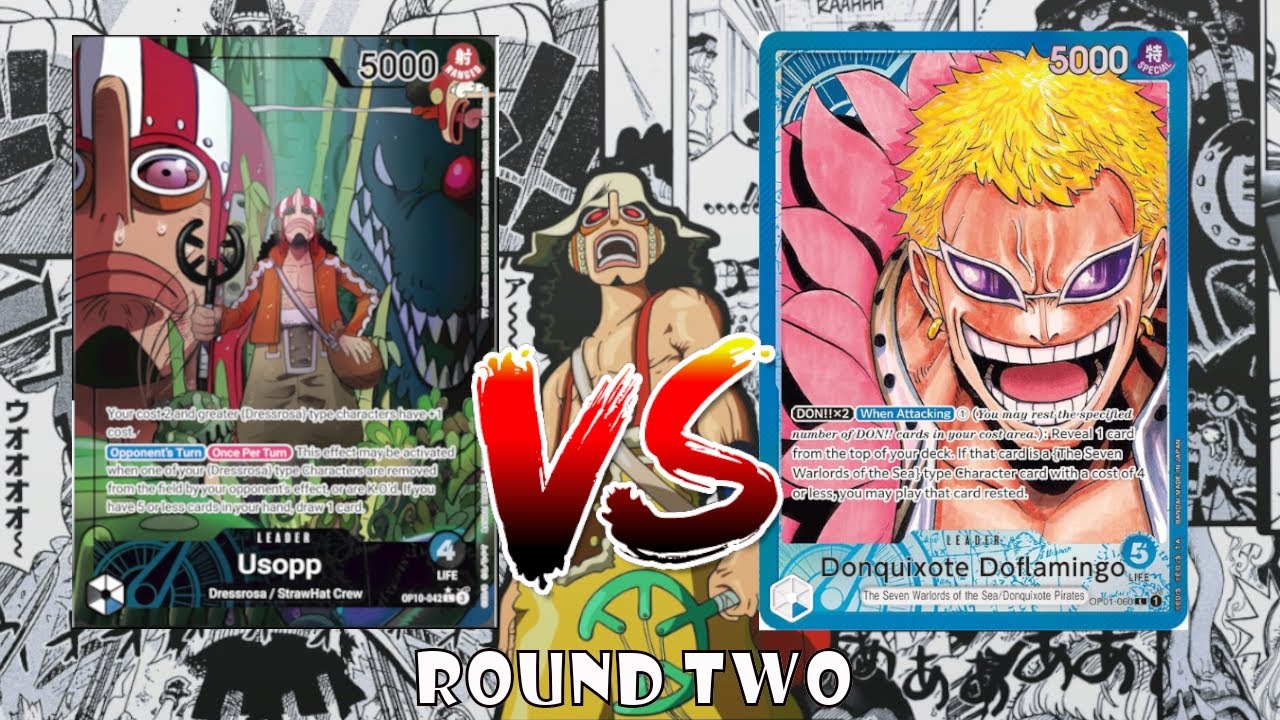 Usopp vs Doflamingo | Top 32 Regional Finish - Round Two | OPTCG