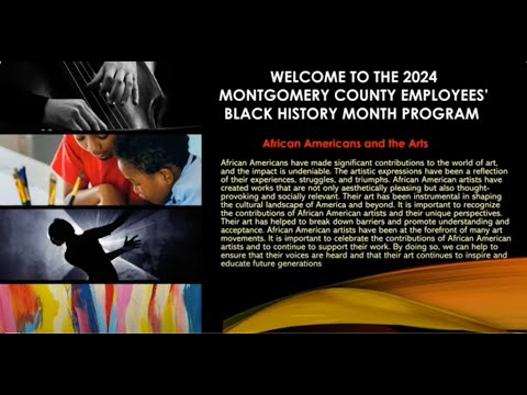 Montgomery County Employee Black History Month Celebration - YouTube
