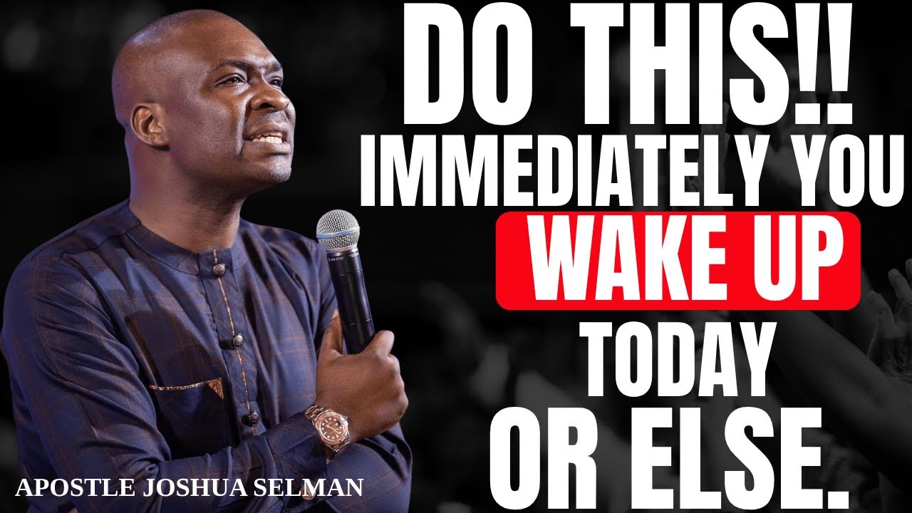 POWERFUL MORNING PRAYER TO COMMAND YOUR DAY | APOSTLE JOSHUA SELMAN ...