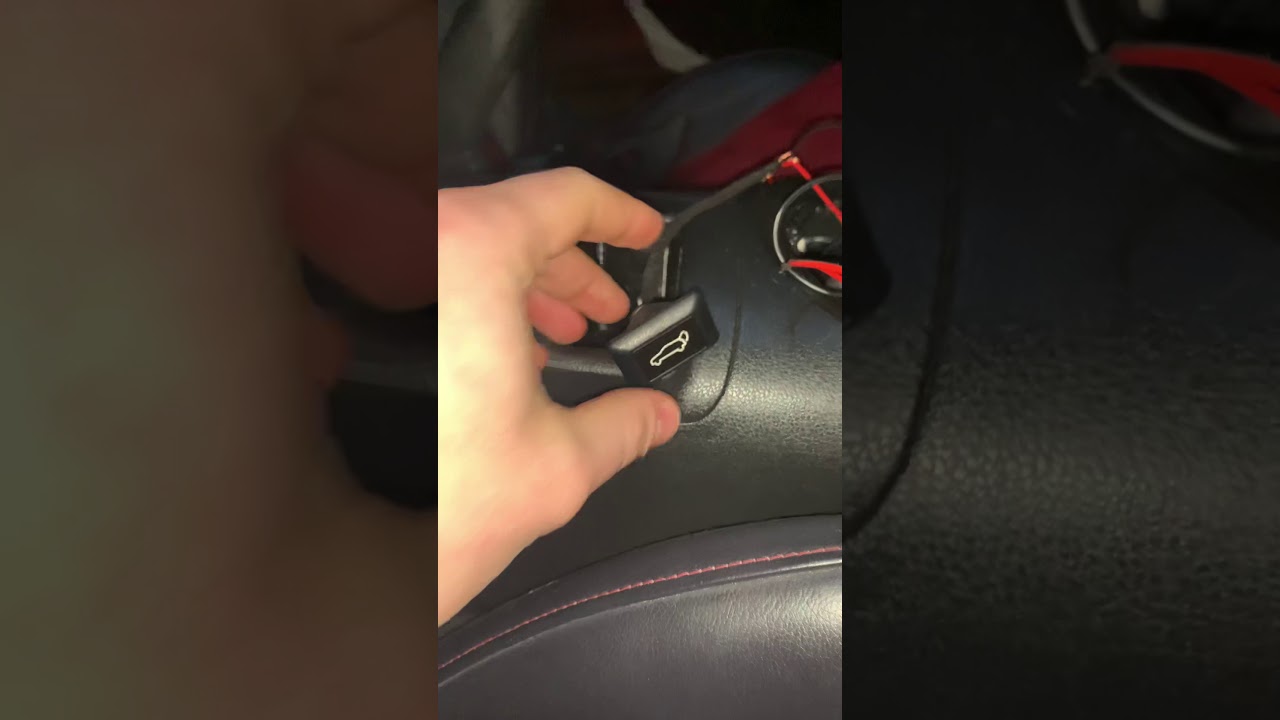 370z Internal Boot Release Button Install 1 YouTube