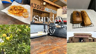 SUNDAY VLOG: church, hair wash, lunch, baking and more | SOUTH AFRICAN YOUTUBER