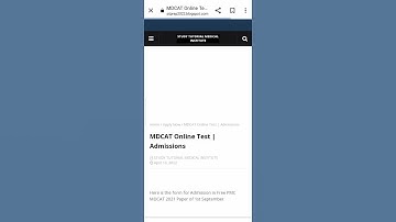 MDCAT Registration 2022 | MDCAT Mock Test | Free of cost #sahilsamiullah #SahilsamiullahTv