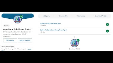 Agentforce Data Library Basics | Salesforce