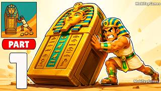 👑 Tomb Pusher - Gameplay Walkthrough - Egyptian Tomb Transport Adventure (iOS, Android) screenshot 3