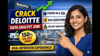 Crack Deloitte Data Analyst Job | 150% Salary Hike | Real Power BI & SQL Interview