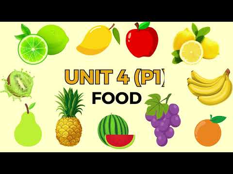 GET READY FOR STARTERS VOCABULARY UNIT 4 PART 1 FOOD