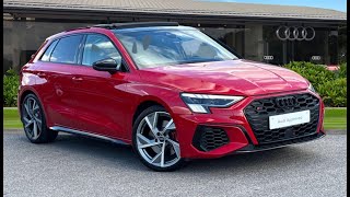 Audi Approved used Audi S3 2.0 TFSI Black Edition Sportback S Tronic quattro - Crewe Audi