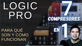 Logic Pro Native Compressor | 7-in-1 | How it works and how to use it.
