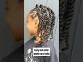 Natural coily hair care | After wash style #naturalhaircare #naturalhair #protectivehairstyle