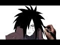 How to Draw Madara | Step by Step | Naruto