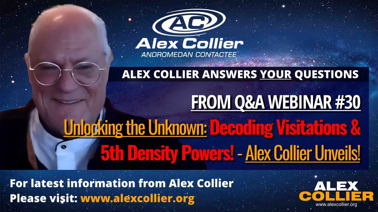 Outline Video Unlocking the Unknown: Decoding Visitations & 5th Density Powers! - Alex Collier Unveils!